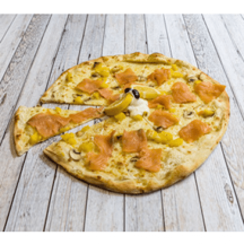 Pizza saumon