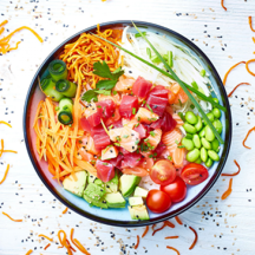 Poke Salmon Tuna