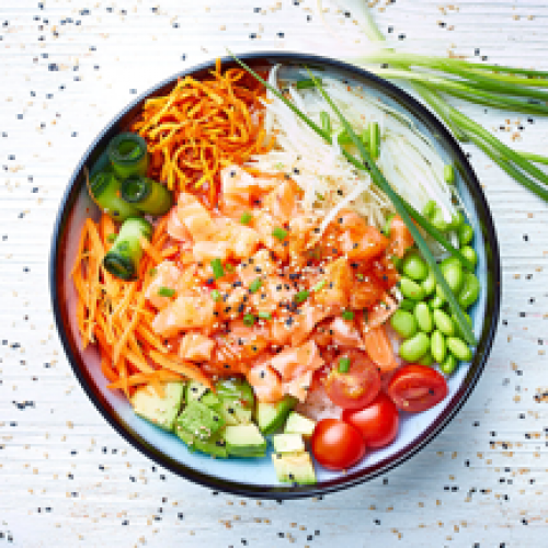 Poke Salmon Spicy