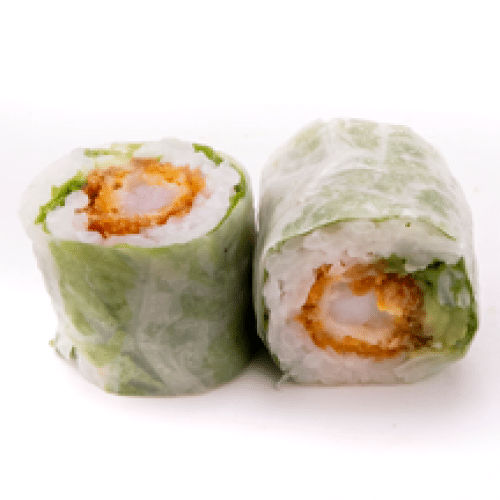 Spring roll tempura crevette avocat x6
