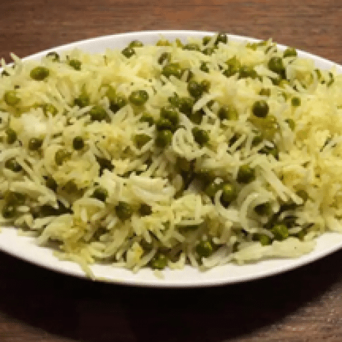 Riz Mattar pulao