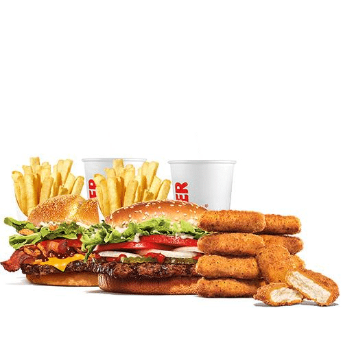 2 MENUS + 9 KING NUGGETS®