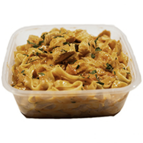 Tagliatelle with salmon