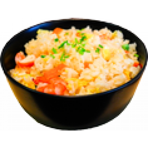 Riz sauté japonais (crevettes, surimi, oeuf)