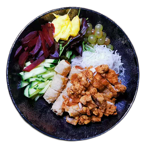 Bò bún au poulet grillé