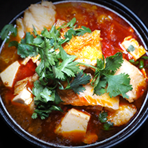 Marmite de poisson au piment