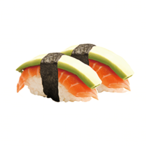 Sushi saumon avocat x2