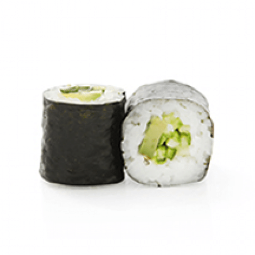 Maki concombre avocat x6