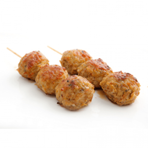 Brochette boulette de poulet x2