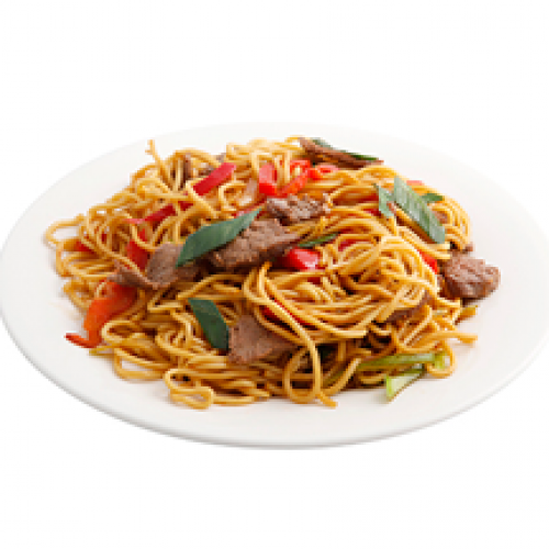 Nouilles sautées au boeuf