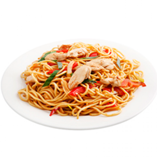 Nouilles sautées au poulet