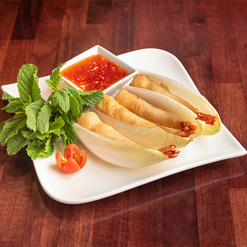 Nems aux crevettes goong hom sabai
