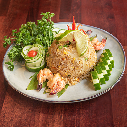 Riz thaï sauté aux crevettes