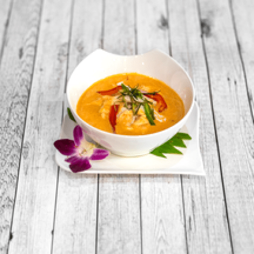 Poulet épicé au curry panang
