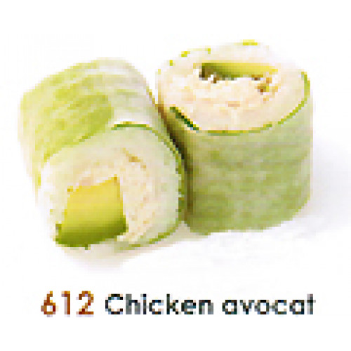 Spring roll chicken avocat