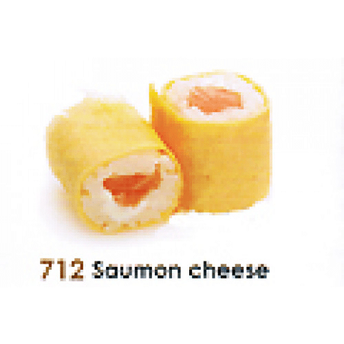 Egg roll saumon cheese