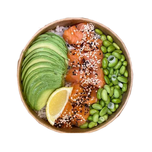 Poké saumon avocat