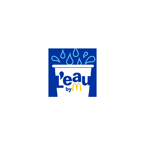 EAU BY McDO PLATE