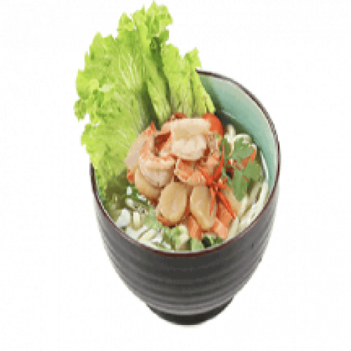 Soupe udon aux fruits de mer