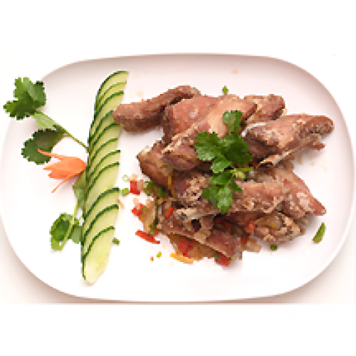 Travers de porc au sel et poivre