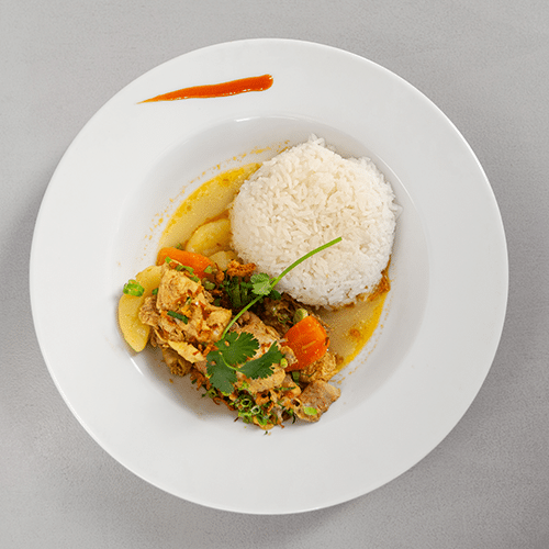 Poulet curry coco thaï