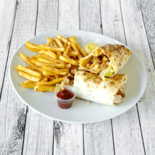 Menu sandwich le kebab