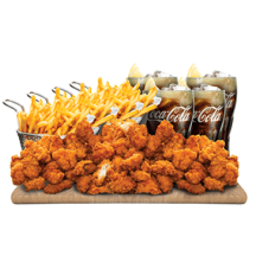 Chicken popcorn for 4 menu