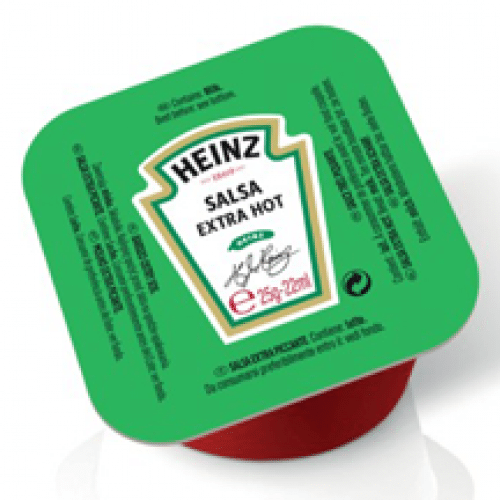 Hot salsa sauce cup