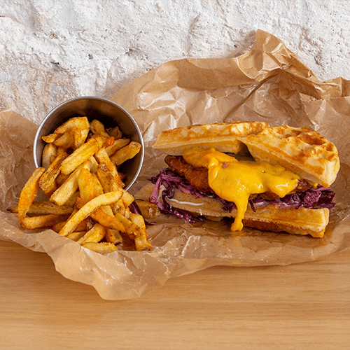 Mustard waffle