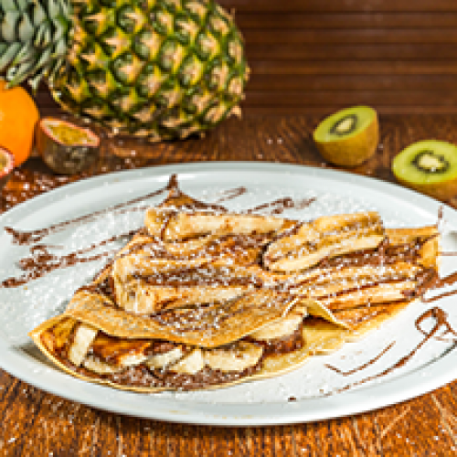 Nutella banane coco