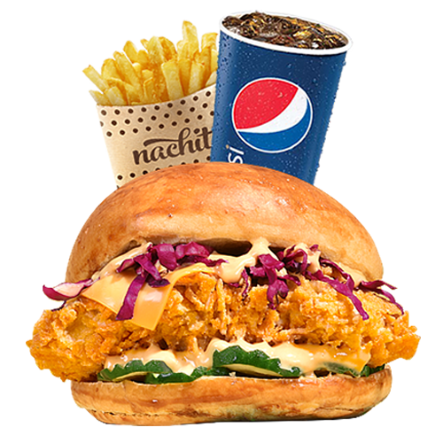 Menu Burger Cajun