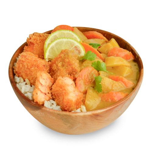 Curry japonais crousty saumon