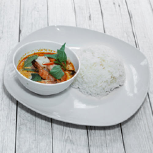 Riz aux Crevettes Sautées au Basilic