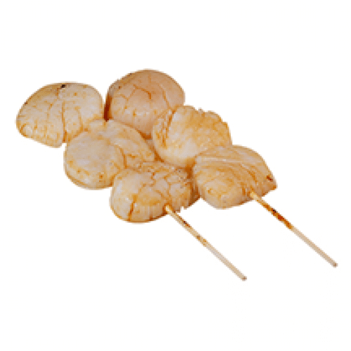 Brochettes coquilles St-Jacques x2