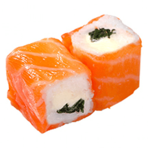Saumon roll cheese menthe x8