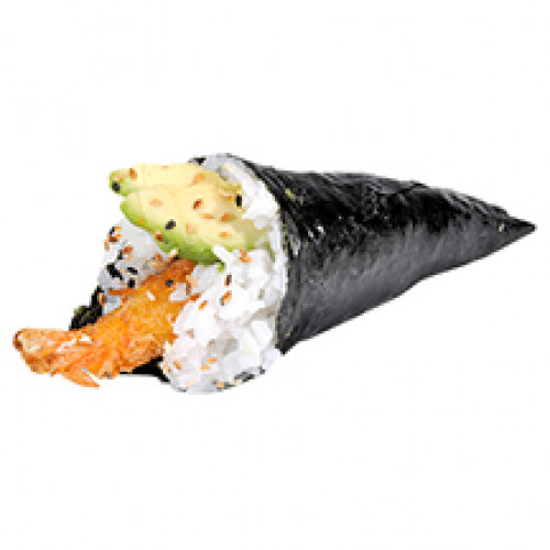 Temaki tempura crevette