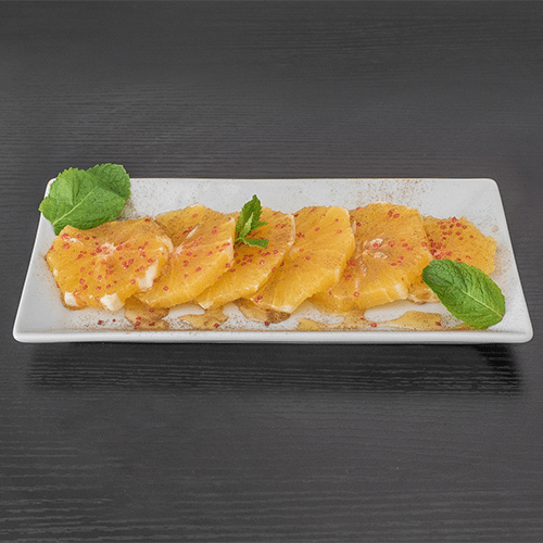 Rondelles d'oranges miel-cannelle