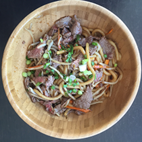 Udon au bœuf