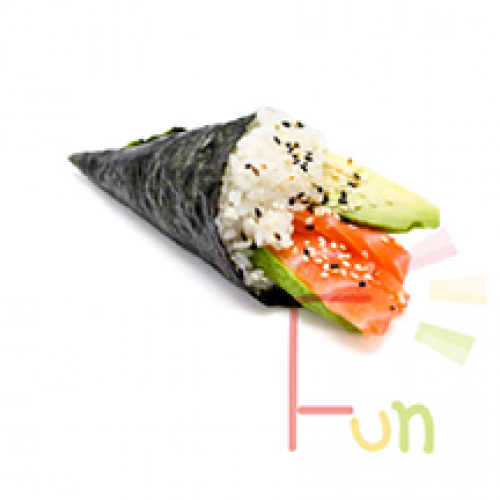 Cornet temaki saumon avocat x1