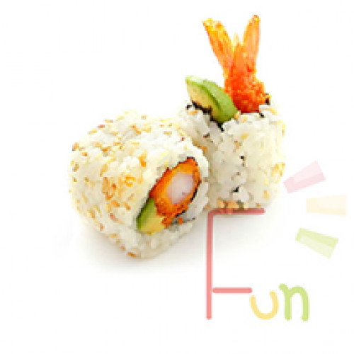 California tempura crevettes x6