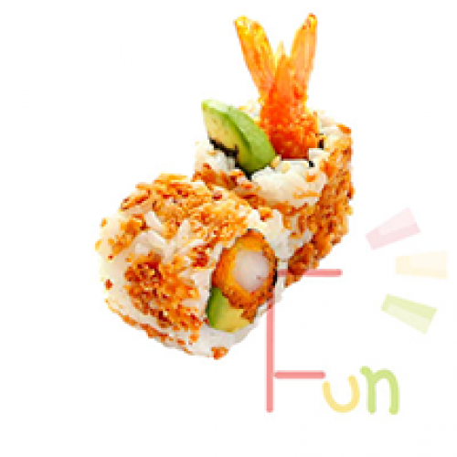 Frite roll tempura crevettes x6