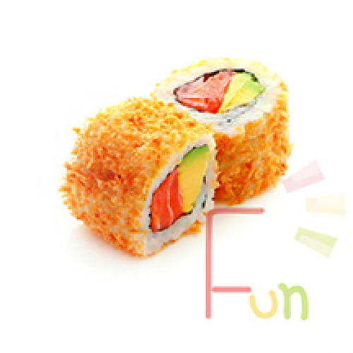 Tobiko roll saumon avocat x6
