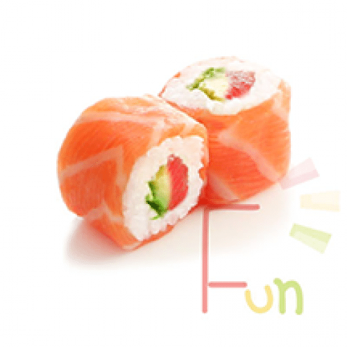 Saumon roll thon avocat x6