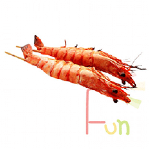 Brochette gambas x2