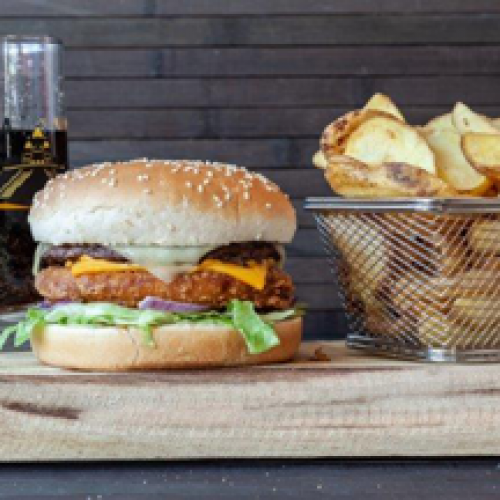Menu burger américain