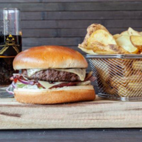 Menu burger gourmet l'emmental