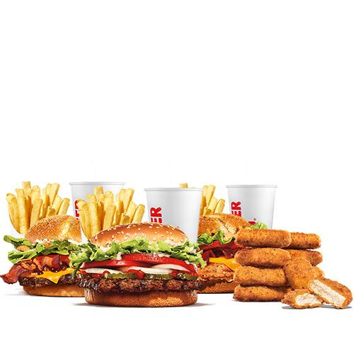3 MENUS + 9 KING NUGGETS®