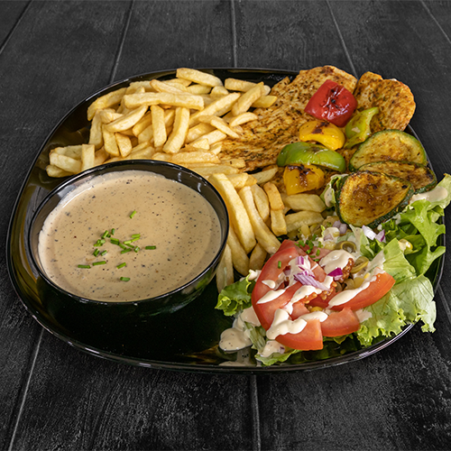 Assiette Escalope de Dinde