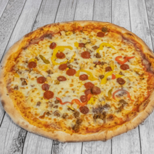 Pizza cannibale méga