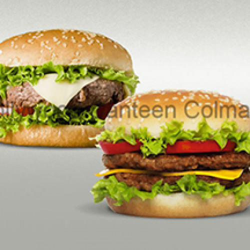 Menu Double cheeseburger Gourmand